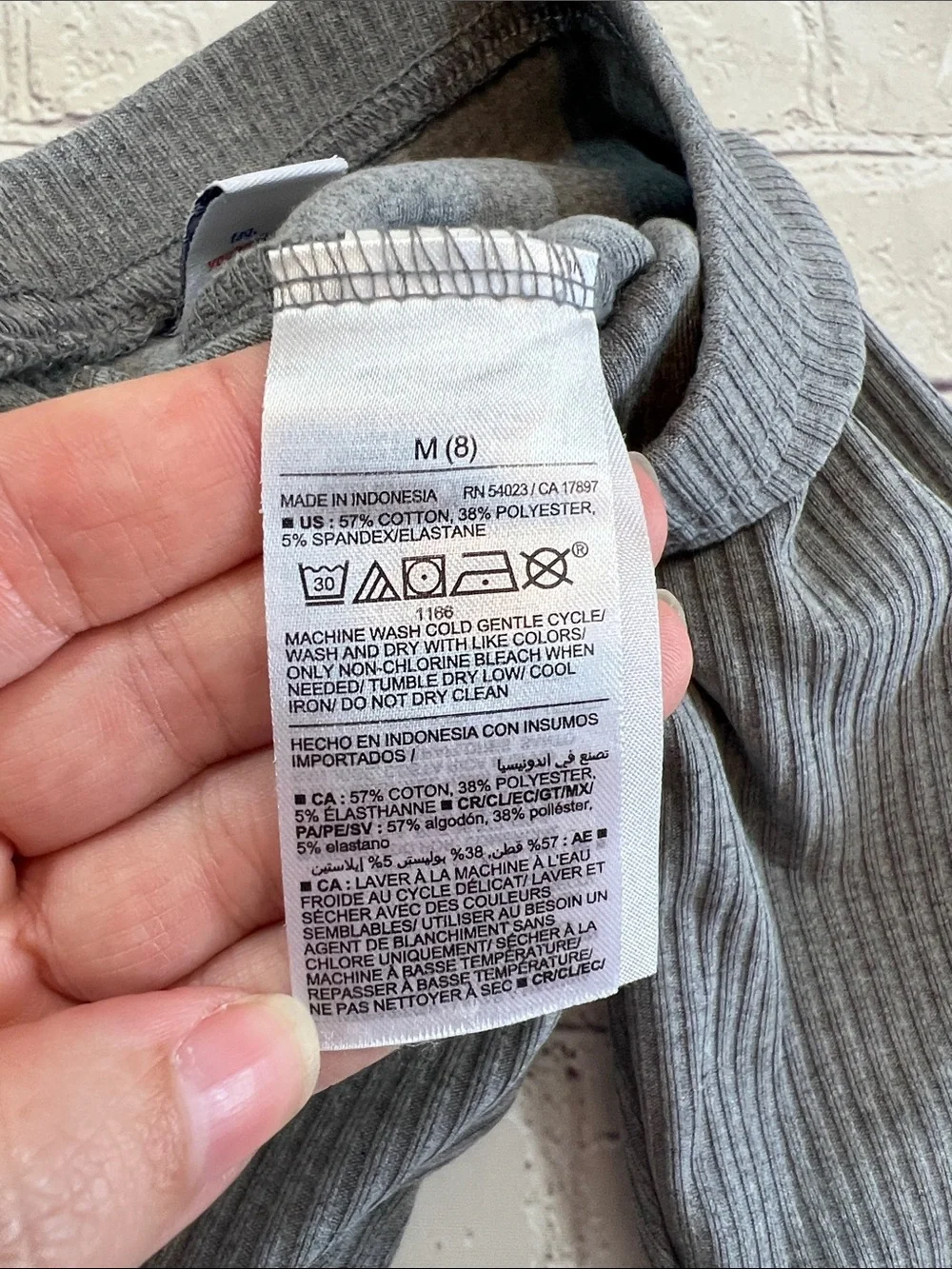 🌸 Old Navy Grey Ribbed Leggings